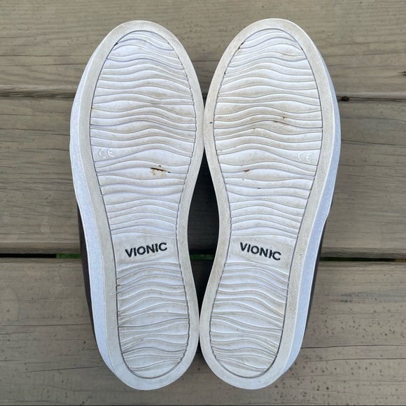 Vionic Splendid Dakota Bronze Metallic leather mules slides size 5 - Picture 15 of 15